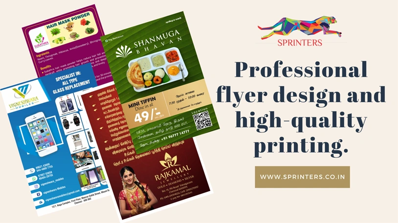 flyers Designing and Printing in Chennai