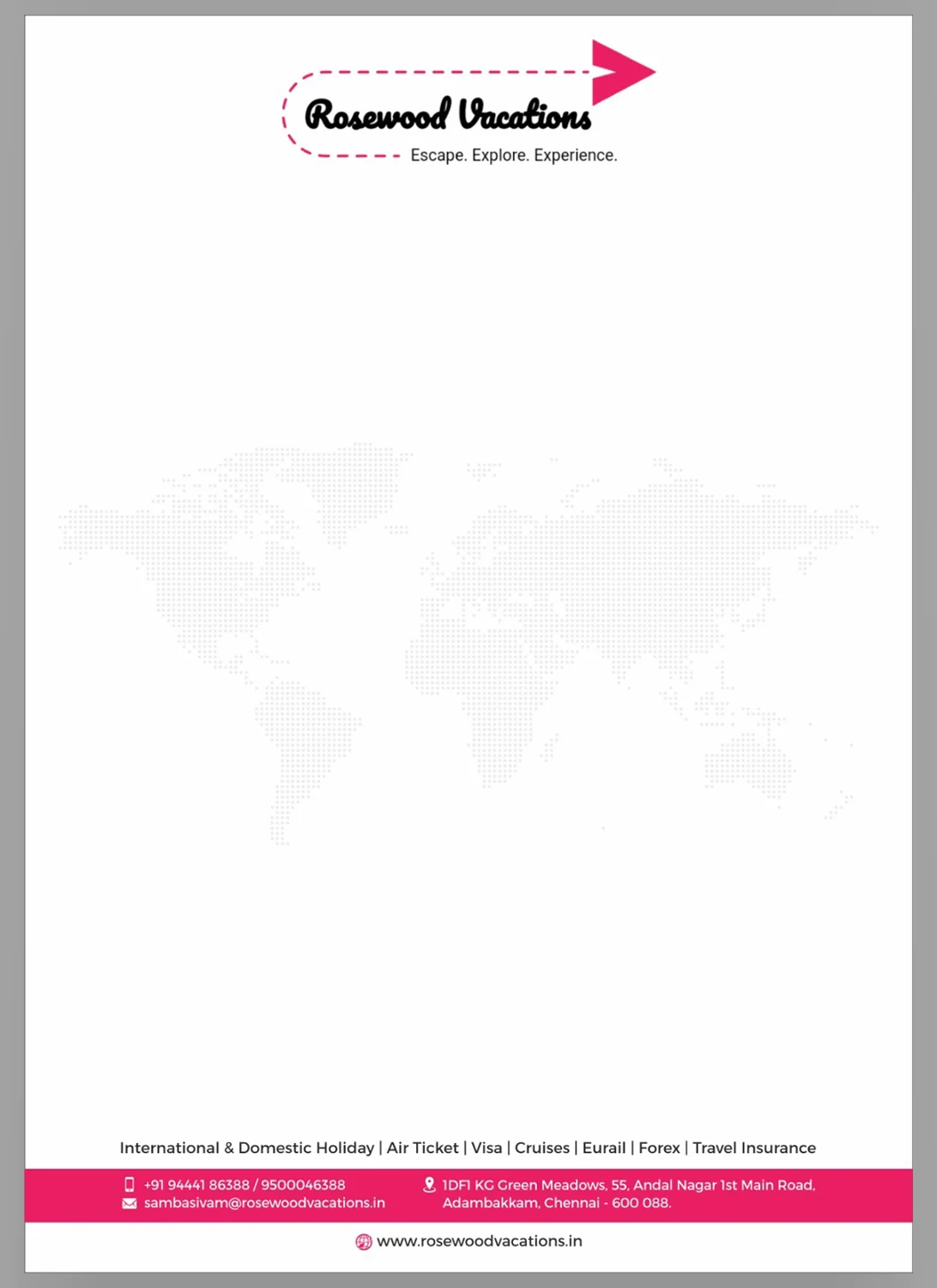 letterhead designing and printing