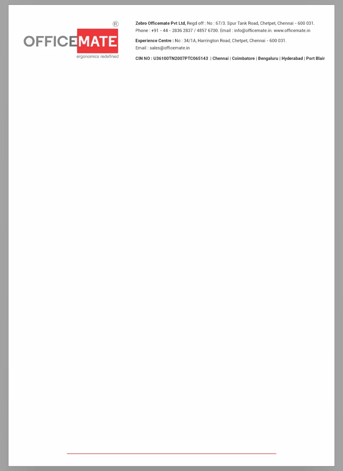 letterhead designing and printing