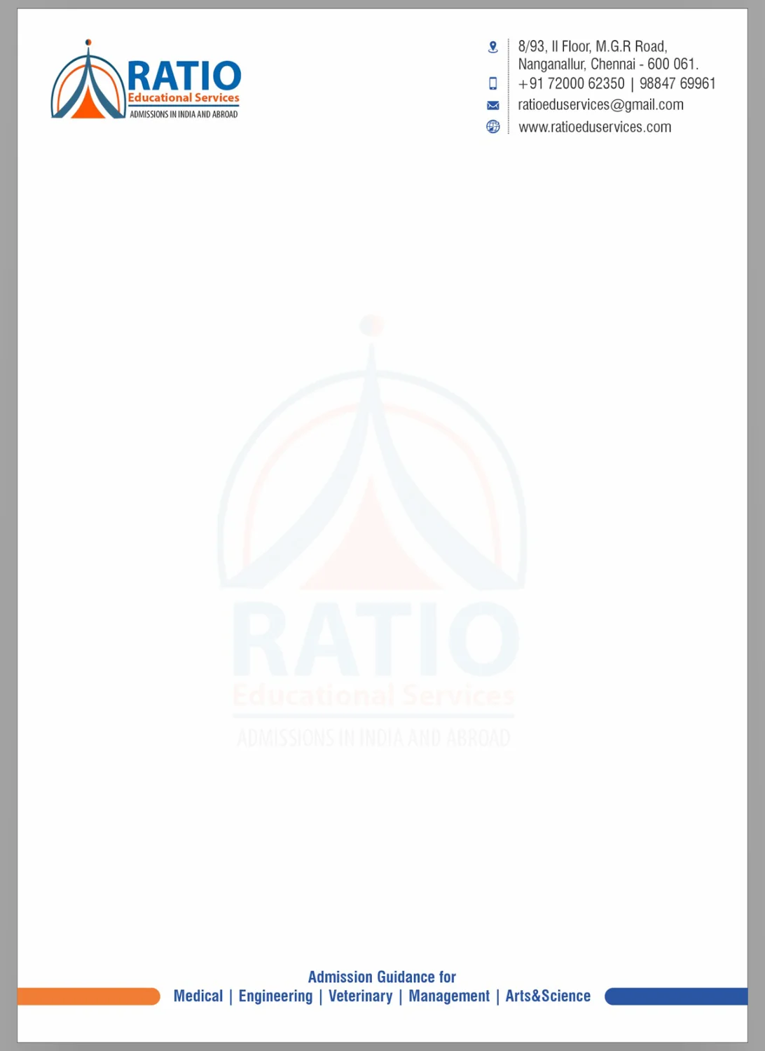 letterhead designing and printing