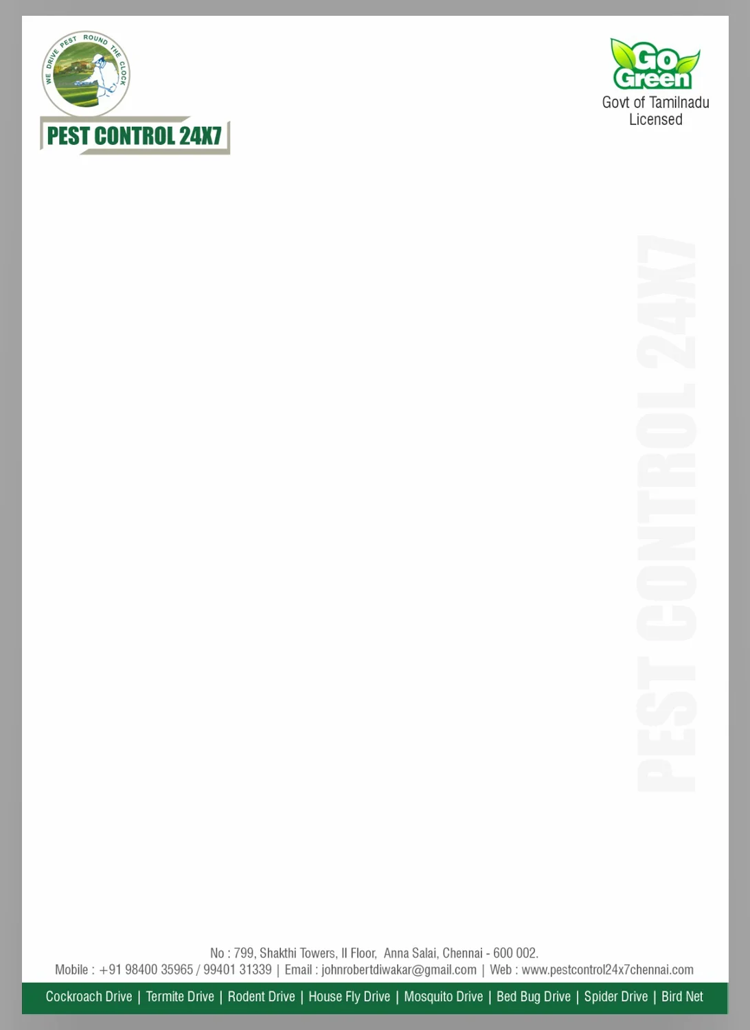 letterhead designing and printing