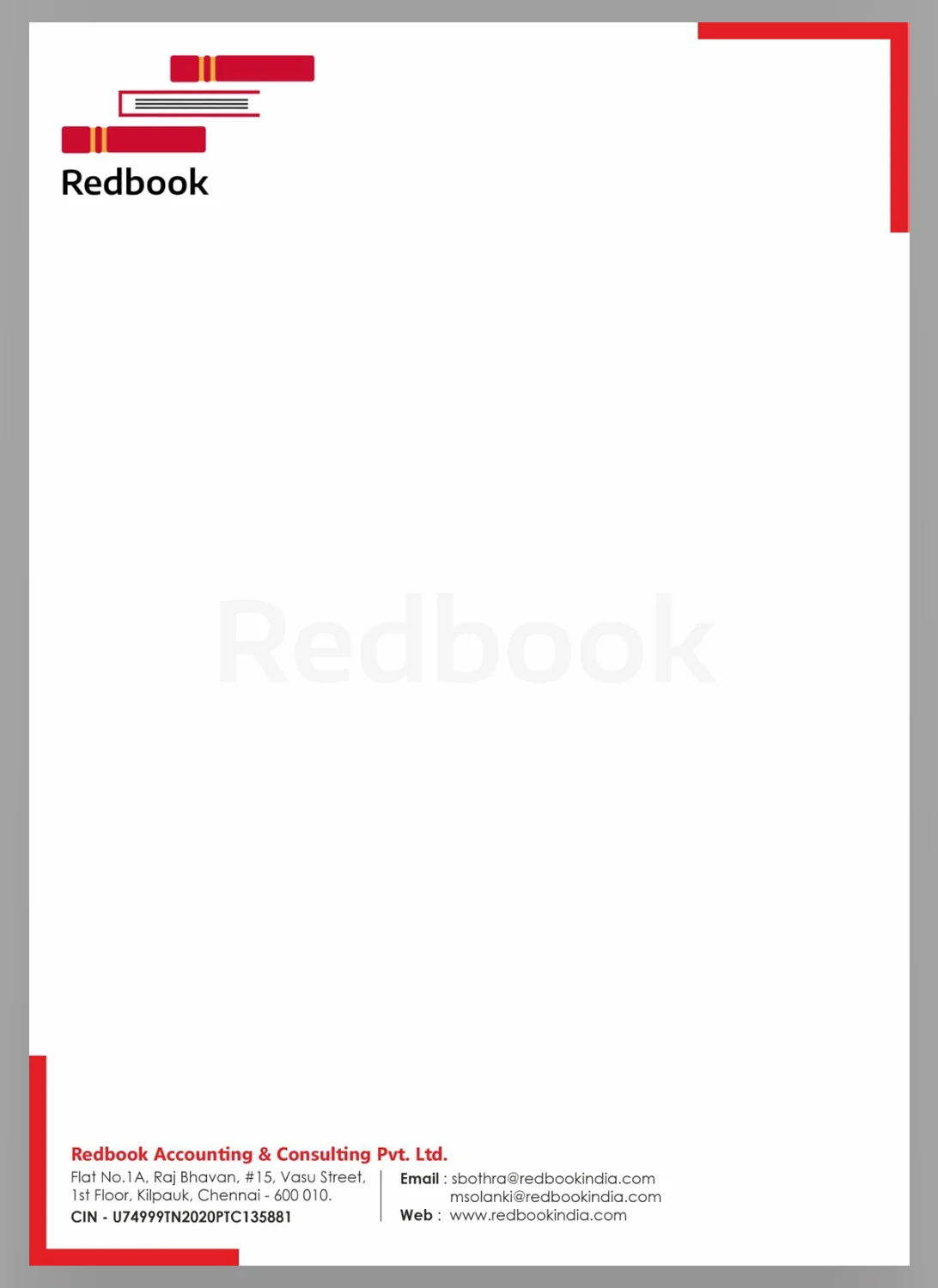 letterhead designing and printing