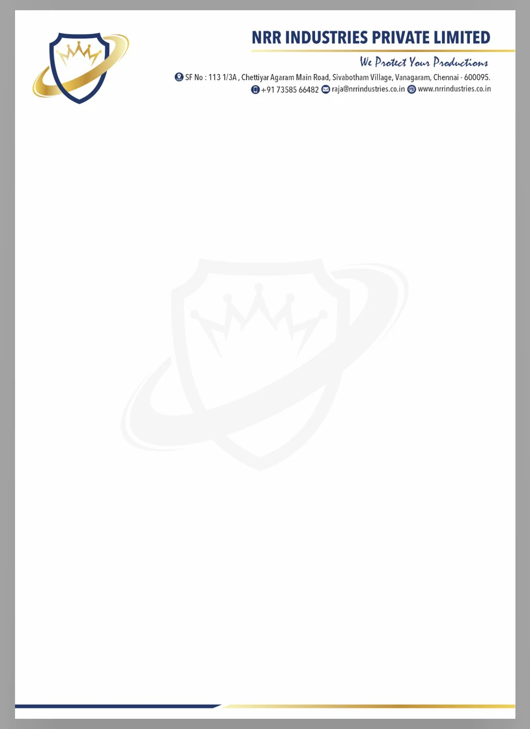 letterhead designing and printing