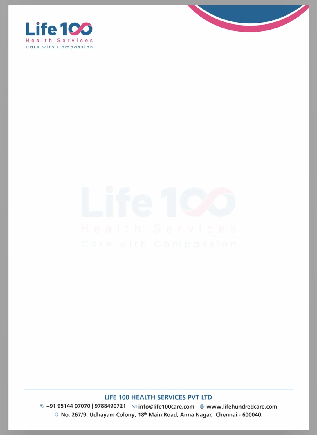 letterhead designing and printing