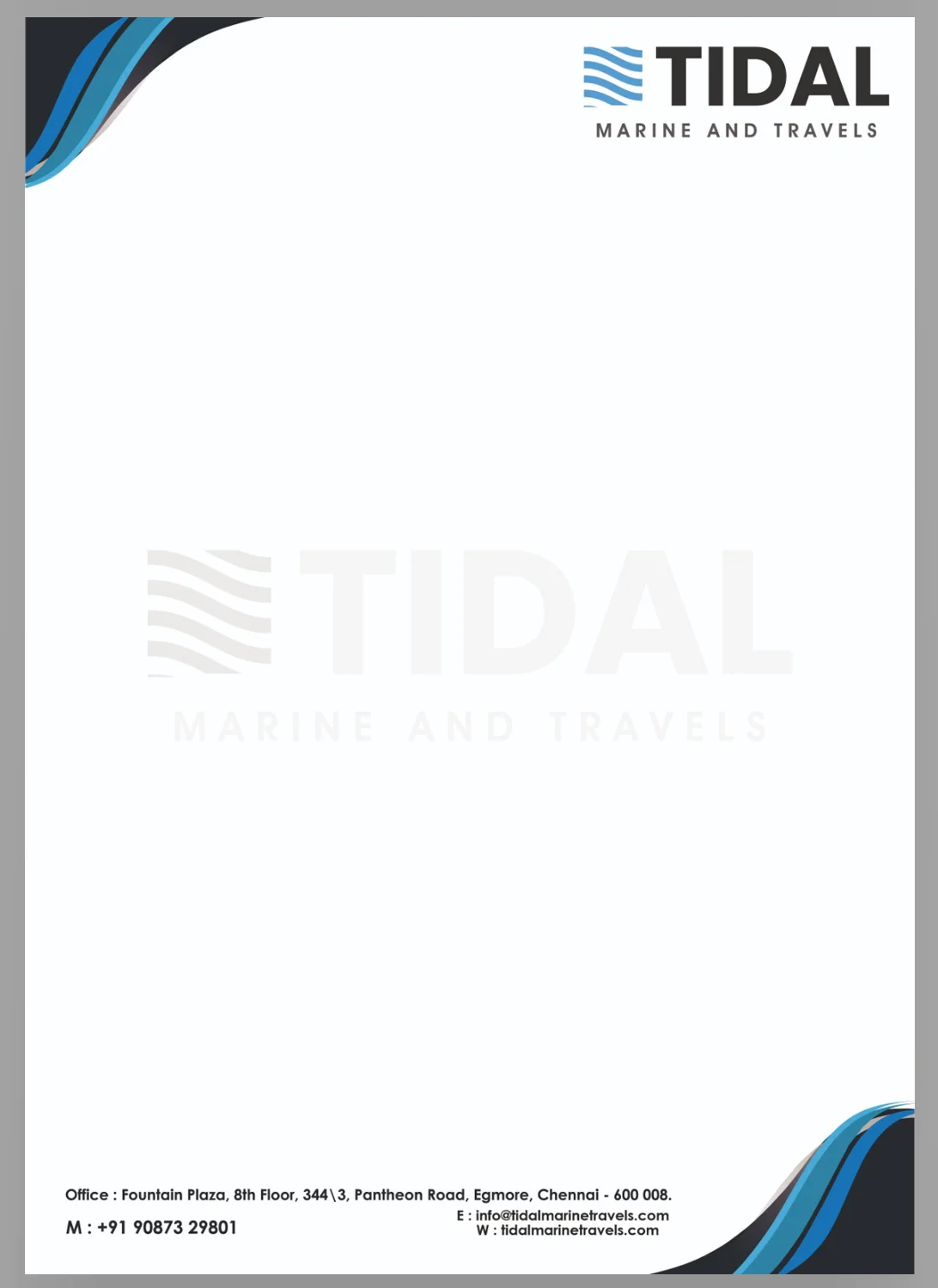 letterhead designing and printing