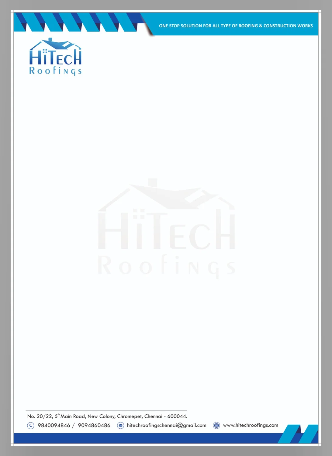 letterhead designing and printing