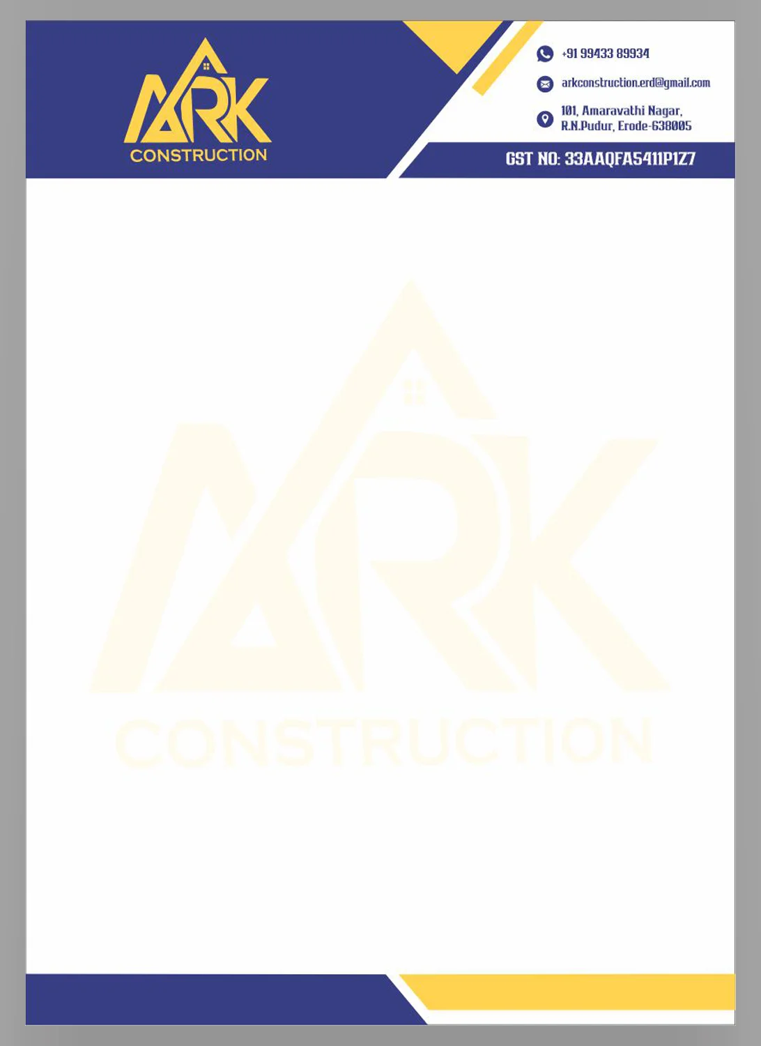 letterhead designing and printing