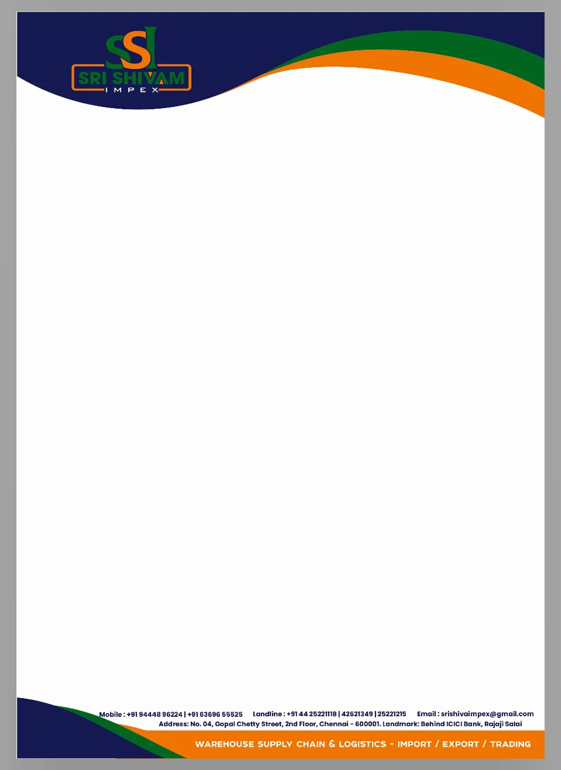 letterhead designing and printing