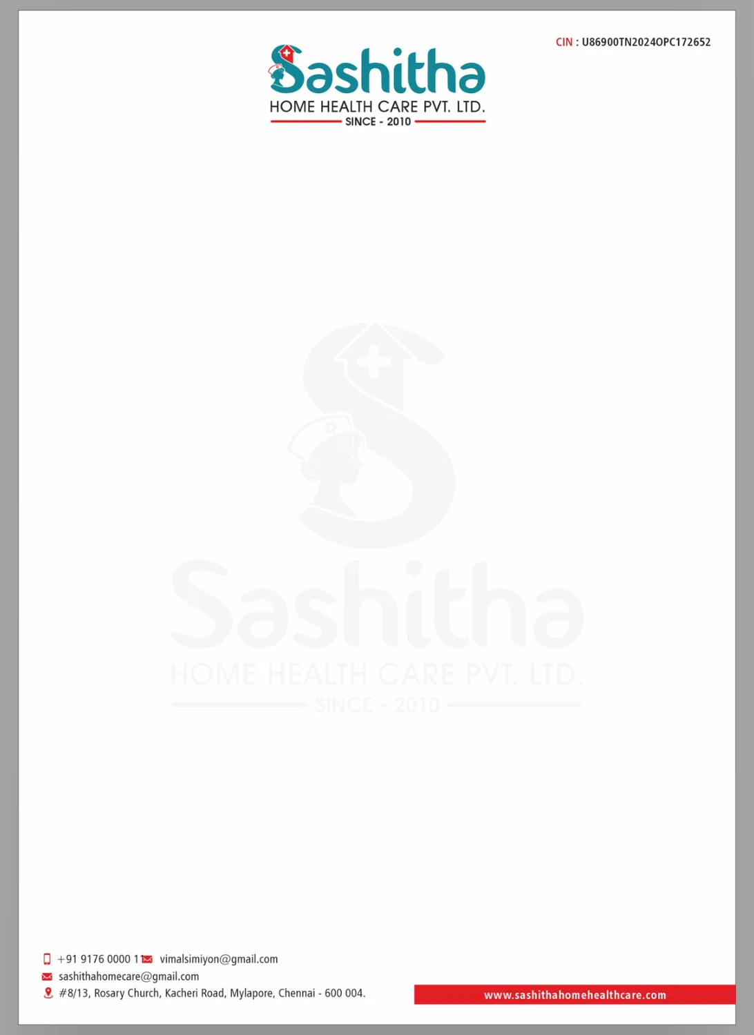 letterhead designing and printing