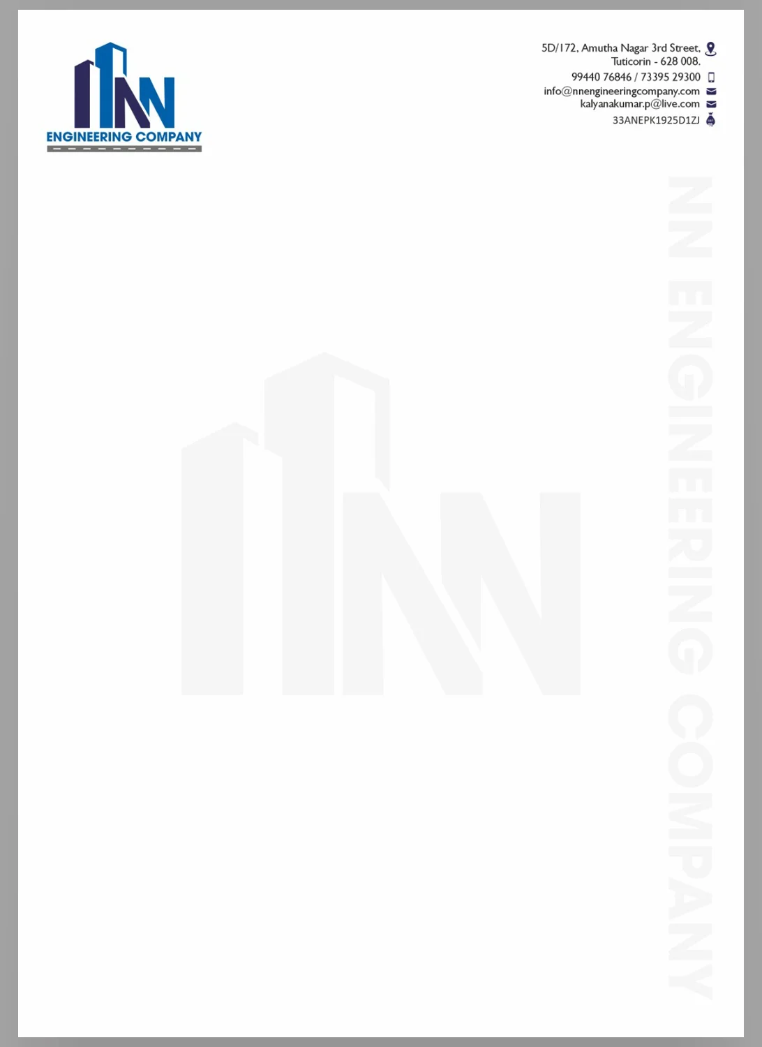 letterhead designing and printing