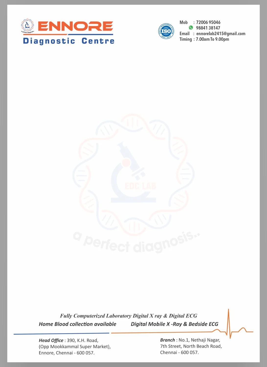 letterhead designing and printing