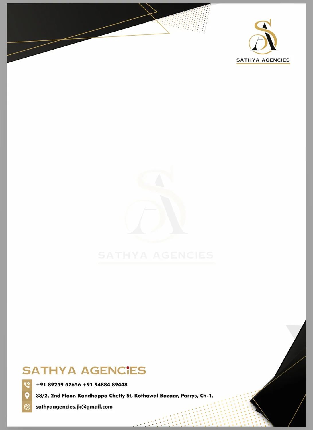 letterhead designing and printing
